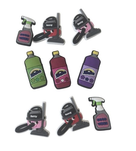 Cleaning clog shoe charm - shoe,