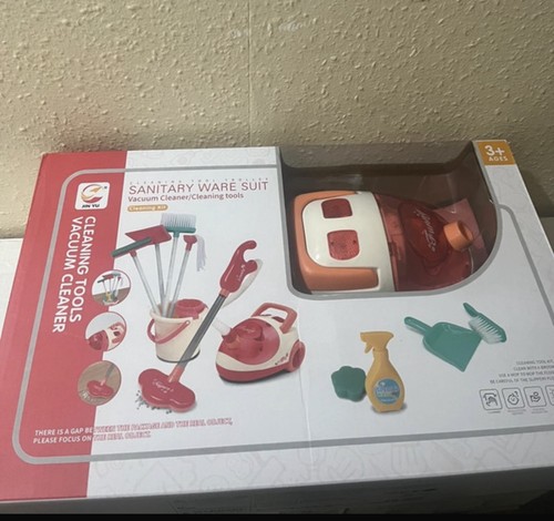 Kids toy vacuum cleaner - cleaner, set